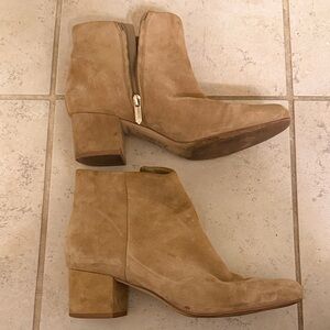 Tan Suede Sam Edelman Ankle Boots